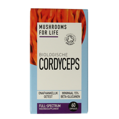 Mushrooms for Life Cordyceps bio 60 Capsules