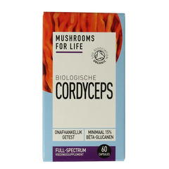 Mushrooms for Life Cordyceps bio 60 Capsules