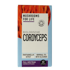 Mushrooms for Life Cordyceps bio 60.00 Capsules