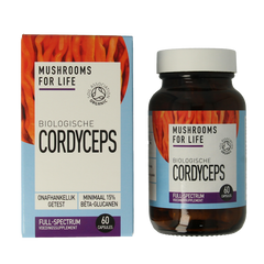 Mushrooms for Life Cordyceps bio 60 Capsules