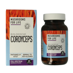 Mushrooms for Life Cordyceps bio 60 Capsules