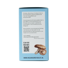 Mushrooms for Life Shiitake Bio 60.00 Capsules