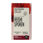Mushrooms for Life Reishi spore paddenstoel bio 60 Capsules