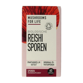 Mushrooms for Life Reishi spore paddenstoel bio 60 Capsules