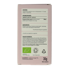 Mushrooms for Life Reishi spore paddenstoel bio 60 Capsules