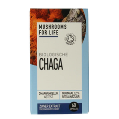 Mushrooms for Life Chaga bio 60 Capsules