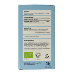 Mushrooms for Life Chaga bio 60.00 Capsules
