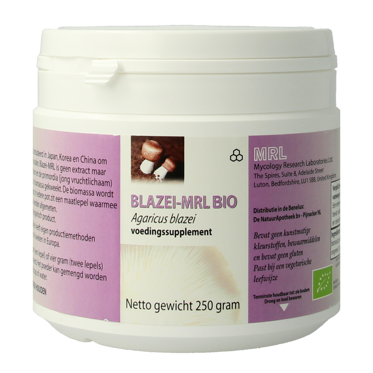 MRL Agaricus poeder bio 250.00 Gram