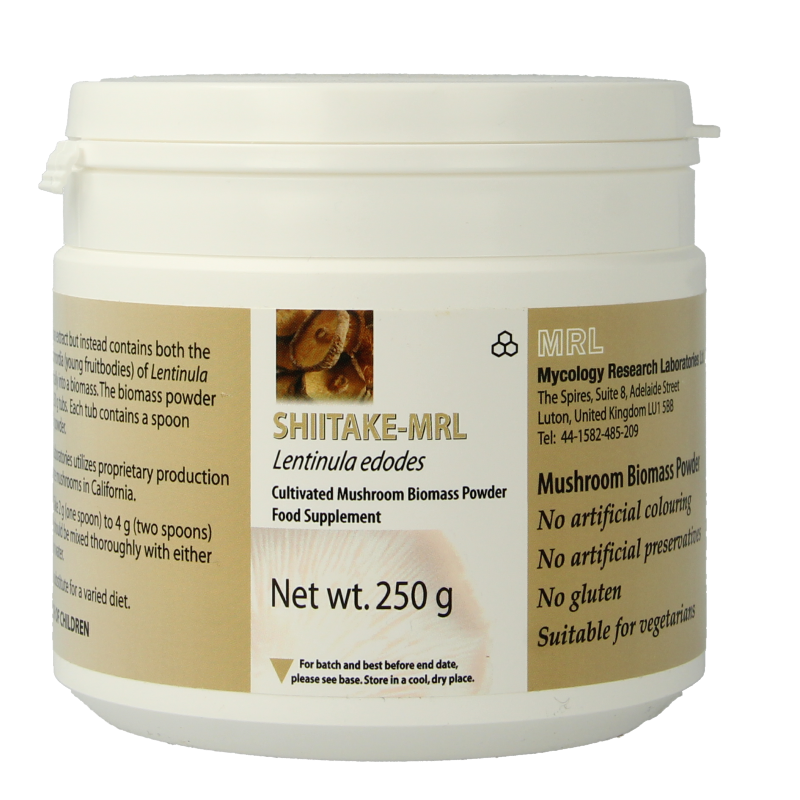 MRL Shiitake poeder bio 250 Gram