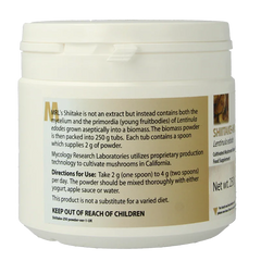 MRL Shiitake poeder bio 250 Gram