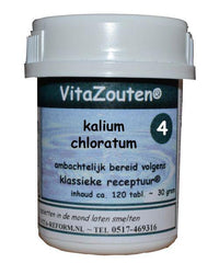Vitazouten Kalium muriaticum/chloratum VitaZout nr. 04 120 Tabletten
