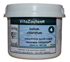 Vitazouten Kalium muriaticum/chloratum VitaZout nr. 04 360.00 Tabletten