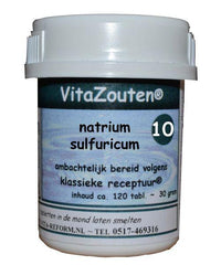 Vitazouten Natrium sulfuricum VitaZout nr. 10 120 Tabletten