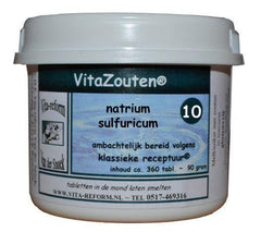 Vitazouten Natrium sulfuricum VitaZout nr. 10 360.00 Tabletten