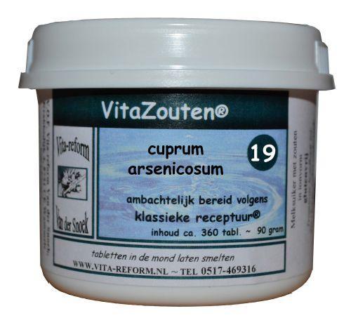 Vitazouten Cuprum arsenicosum VitaZout nr. 19 360 Tabletten