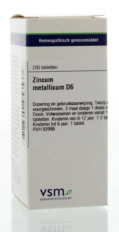 VSM Zincum metallicum D6 200 Tabletten
