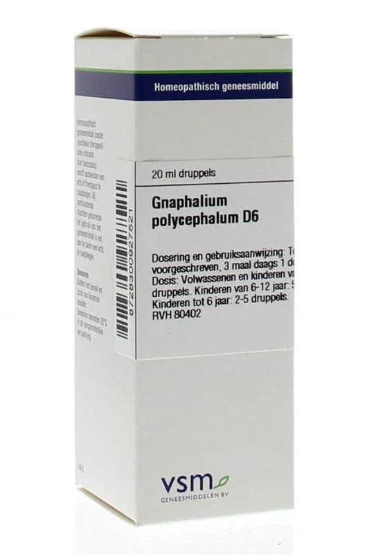 VSM Gnaphalium polycephal D6 20 Milliliter