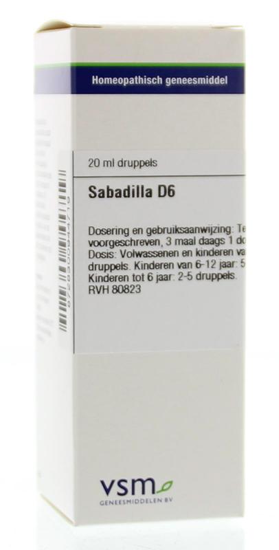 VSM Sabadilla D6 20.00 Milliliter