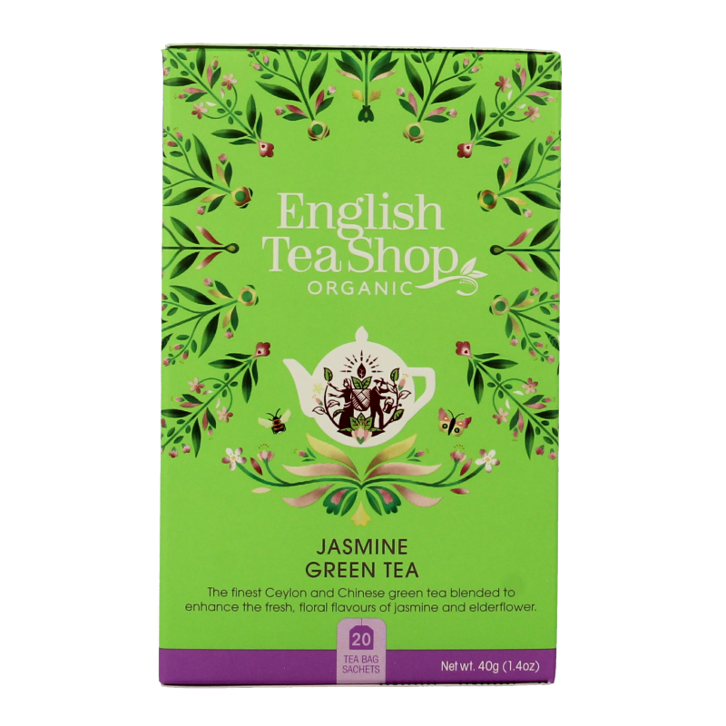 English Tea Shop Jasmin green tea bio 20 Zakjes