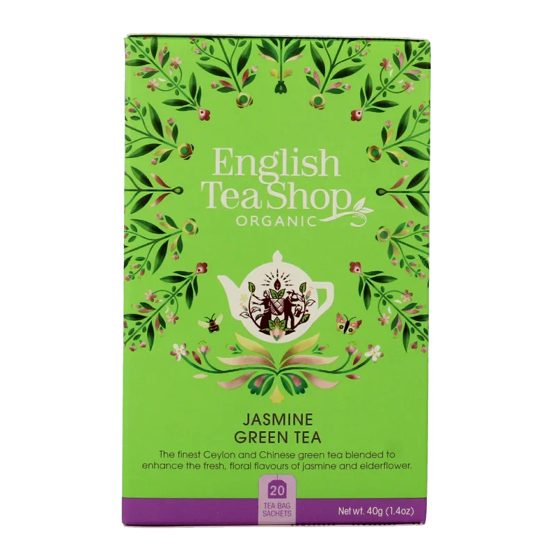 English Tea Shop Jasmin green tea bio 20 Zakjes