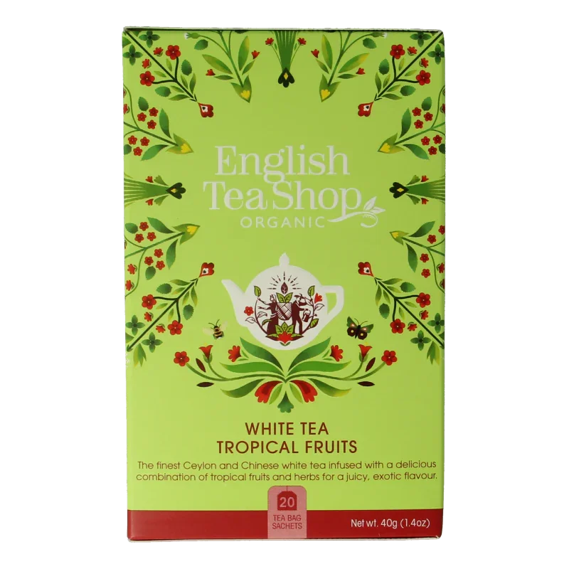English Tea Shop White tea tropical fruits bio 20 Zakjes