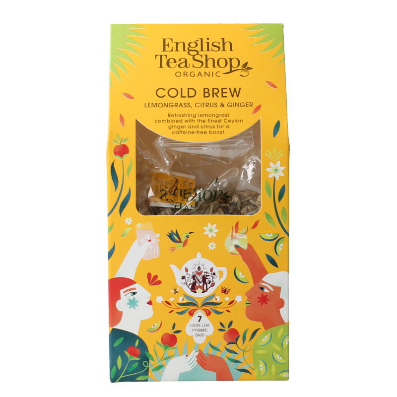 English Tea Shop Lemongrass citrus & ginger bio 7 Zakjes