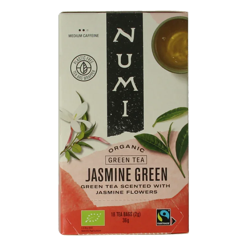 Numi Jasmine green bio 18 Zakjes