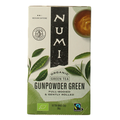 Numi Green tea gunpowder bio 18 Zakjes