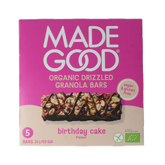 MadeGood Granola bar birthday cake bio 5.00 Stuks