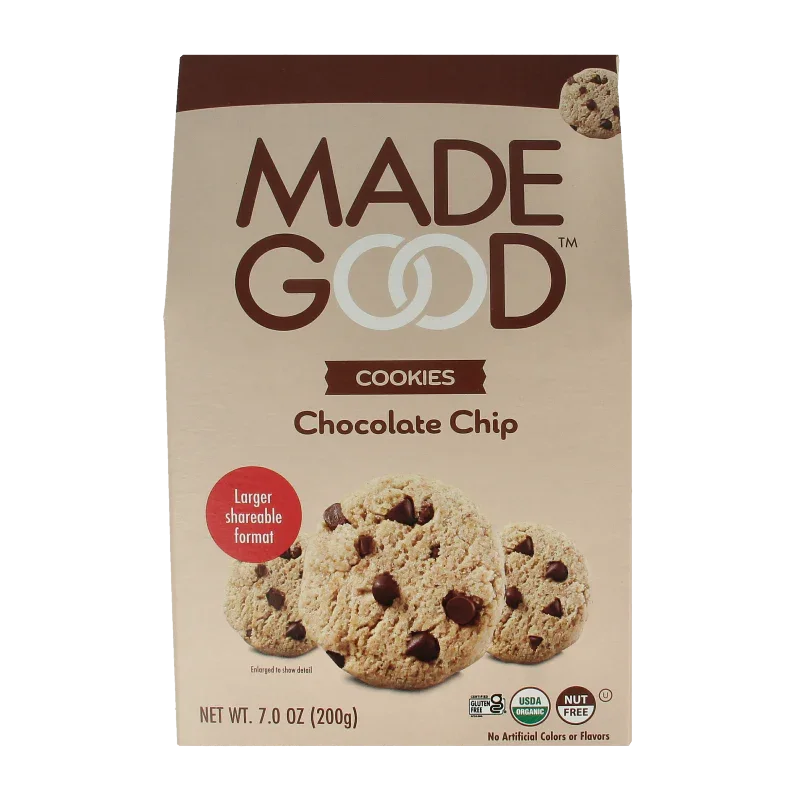 Made Good Crunchy cookies chocolate chip bio 200 Gram