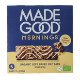 MadeGood Mornings bar blueberry bio 5.00 Stuks