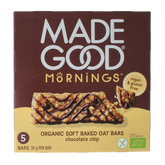 MadeGood Mornings bar choco chip bio 5 Stuks