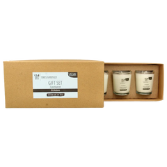 Yours Naturally Giftset 3 votive geurkaarsen fris katoen 1 Set