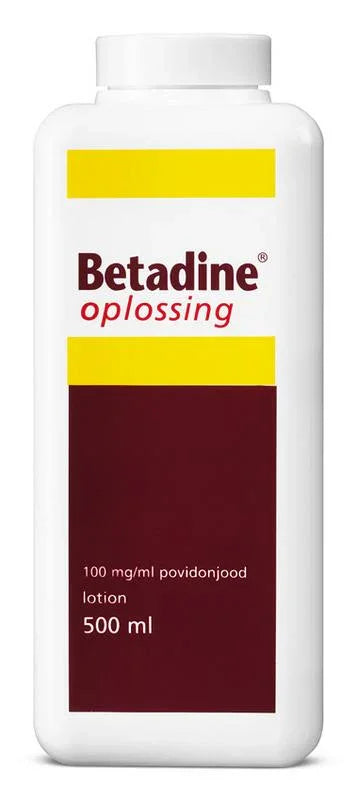 Betadine Jodium oplossing 100mg/ml 500 Milliliter