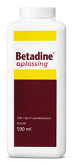 Betadine Jodium oplossing 100mg/ml 500 Milliliter