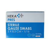Hekapres Hydrofiel gaaskompres 5x8.5cm 100 Stuks