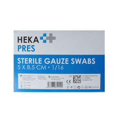 Hekapres Hydrofiel gaaskompres 5x8.5cm 100.00 Stuks