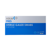 Hekapres Hydrofiel gaaskompres 5 x 5 steriel 100.00 Stuks