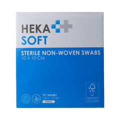 Heka Soft Non-woven kompres 10 x 10cm 100.00 Stuks