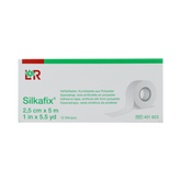 Silkafix Hechtpleister 5m x 2.5cm latexvrij 12.00 Stuks