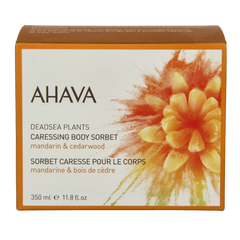 Ahava Caressing body sorbet Mandarin & Cedarwood 350 Gram