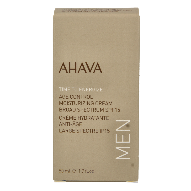 Ahava Men age control moisturizing gezichtcreme SPF15 50 Milliliter