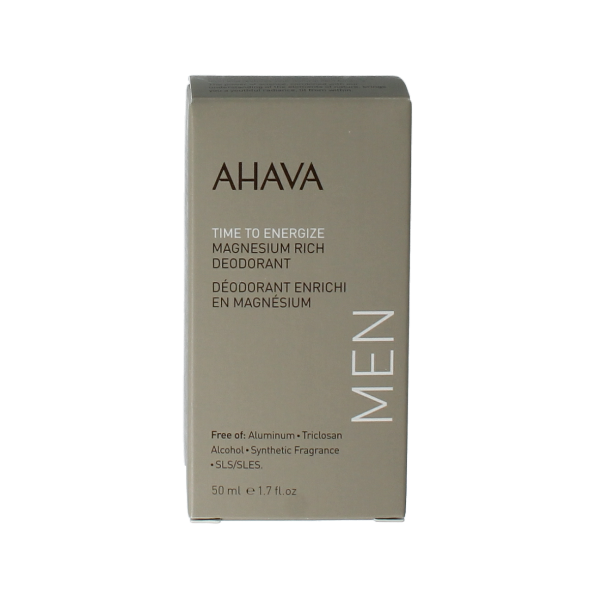Ahava Men deodorant roll on magnesium rich 50.00 Milliliter