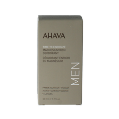 Ahava Men deodorant roll on magnesium rich 50.00 Milliliter