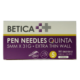 Betica Pennaalden Quinta steriel 5mmx31g 100 Stuks