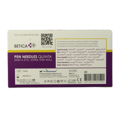 Betica Pennaalden Quinta steriel 5mmx31g 100 Stuks
