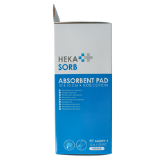 Hekasorb Absorberend verband 10x10cm steriel 10 Stuks