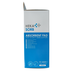 Hekasorb Absorberend verband 10x10cm steriel 10.00 Stuks