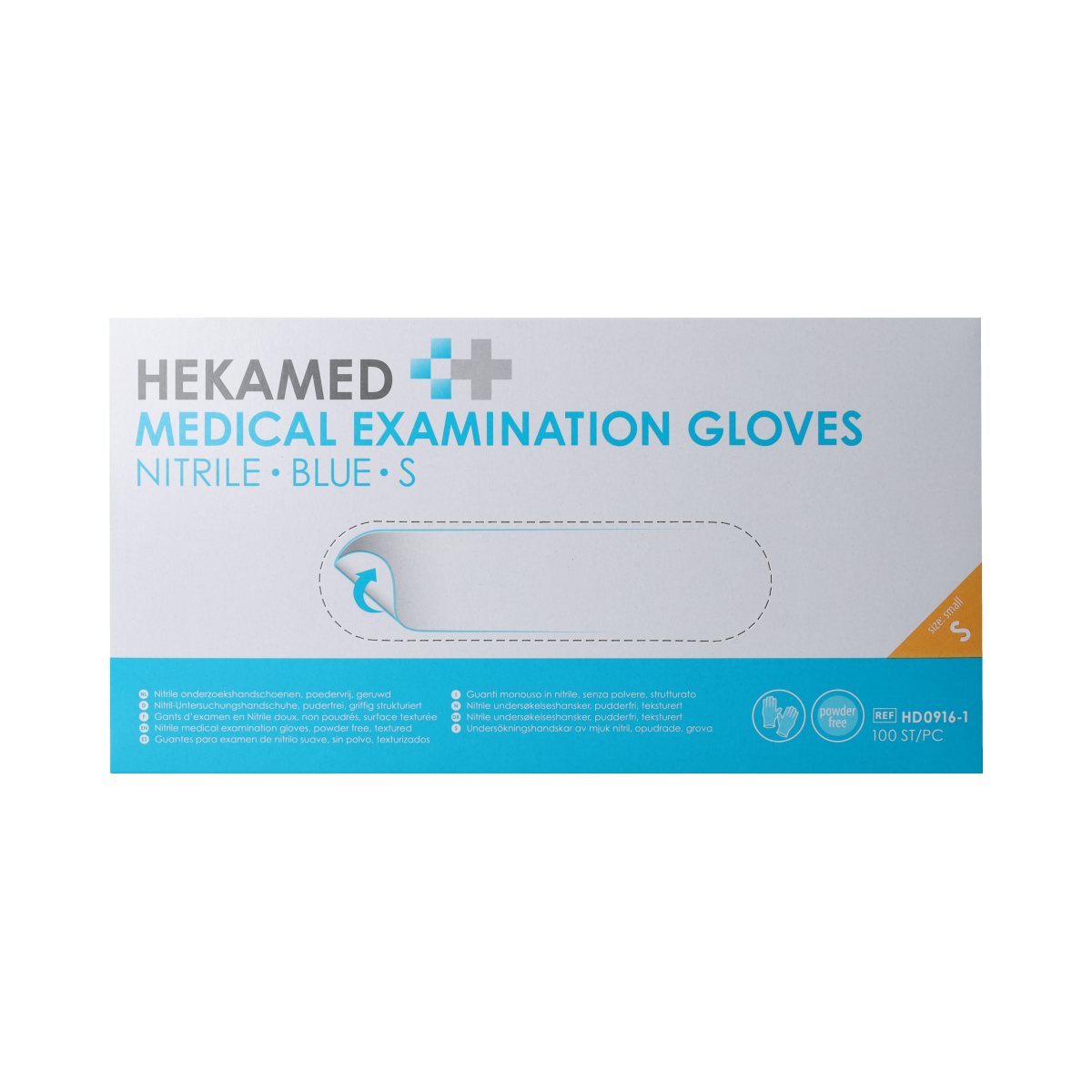Hekamed Handschoenen soft nitrile S 100.00 Stuks