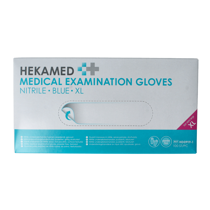 Hekamed Hekamed handschoen soft nitril XL 100 Stuks